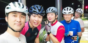 Strava에서 지지후니 (.님이 2023년 7월 10일에 수행한 76.7km 라이딩 활동 당거리 CU /.레인보우 형이랑 - 지지후니 (.s 76.7km bike ride