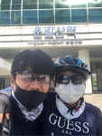 Strava에서 Jun K.님이 2020년 9월 19일에 수행한 49.2km 라이딩 활동 밝은광장 > 집 (w/ 재희) - Jun K.s 49.2km bike ride