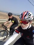 Strava에서 이미경 T.님이 2018년 3월 27일에 수행한 92.5km 라이딩 활동 휴일이라 길게...나밀재(도문리)~땅재(역방향)~대둔사~옥계... 