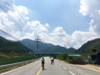 Strava에서 원기 박.님이 2015년 7월 5일에 수행한 108.5km 라이딩 활동 진부 정선 동강 영월 - 원기 박s 108.5km bike ride