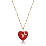 DIA MOMO(디아모모) 디아모모 Initial Charm Heart Necklace | S.I.VILLAGE (에스아이빌리지) [DIA MOMO]디아모모 Initial Charm...