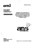 Validation and verification of RELAP5 for Advanced Neutron Source accident analysis: Part I, comparisons to ANSDM and PRSDYN...