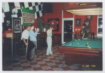 [Photograph of TAMS students playing pool] - UNT Digital Library [Photograph of TAMS students playing pool]