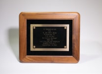 [Tim Halsey recognition plaque] - UNT Digital Library [Tim Halsey recognition plaque]