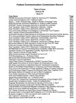FCC Record, Volume 36, No. 14, Pages 9801 to 10865 June 13 - July 10, 2021 - Page I - UNT Digital Library FCC Record, Volume 36... 
