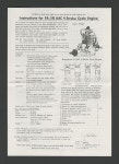[FA-50 AAC 4 stroke model engine instructions] - UNT Digital Library [FA-50 AAC 4 stroke model engine instructions]