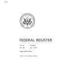 Federal Register, Volume 76, Number 130, July 7, 2011, Pages 39763-40214 - UNT Digital Library Federal Register, Volume 76... 