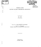 N.A.C.A. Stall-Warning Indicator - UNT Digital Library N.A.C.A. Stall-Warning Indicator