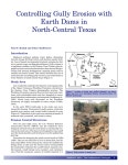 Controlling Gully Erosion with Earth Dams in North-Central Texas - UNT Digital Library Controlling Gully Erosion with Earth Dams... 