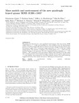 SDSS J1330+1810 - UNT Digital Library Mass Models and Environment of the New Quadruply Lensed Quasar SDSS J1330+1810
