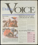 13, No. 26, Ed. 1 Friday, October 25, 1996 - UNT Digital... Voice (Dallas, Tex.), Vol. 13, No. 26, Ed. 1 Friday, October 25, 1996