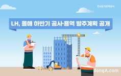 LH, 하반기 공사·용역 발주계획 공개… 8조2000억 규모｜동아일보 LH, 하반기 공사·용역 발주계획 공개… 8조2000억 규모