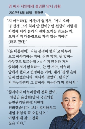 윤상현 윤 전 대통령과 김영선 공천 통화 인정 입장, 특검 조사 협조 공언
