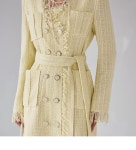 셀럽들의 선택, DINT - J1830 셀시 트위드 프린지 더블 롱 자켓(벨트SET) 셀럽들의 선택, DINT