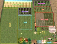 낭만농장 항공샷 찍는 법 최근에 배워서 제 농장도 둘러보았습니다 오브젝트 정렬을 잘 해놔서 제가 보기에도 참 좋네요. 이용객들도... 