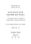 한국의 공무원 부정부패에 관한 비교연구 = (A)comparative study of corruption of public officials in China and South Korea / 장춘원