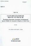 대한민국 국회도서관 | 정보검색 > 소장정보 검색 > 도시지역 생태계 건전성 확보를 위한 멸종위기종 서식처... 