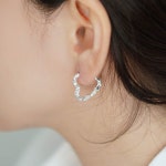 올은(ALLEUN) 실버925 하트 볼드 원터치 링귀걸이 - 후기 | 무신사