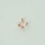 올은(ALLEUN) 실버925 하트 원석 스터드 은 귀걸이 - 후기 | 무신사