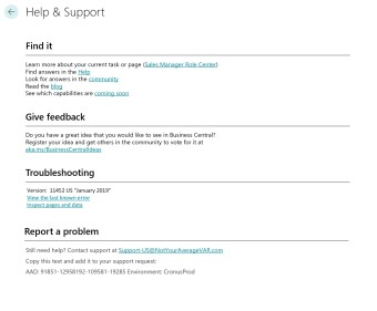 Help and Support - Release Notes | Microsoft Docs Help and Support - Release Notes