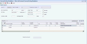Processing Batch Journal Entries