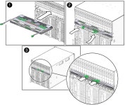 Installing a NEM - Sun Blade 6000 Virtualized Multi-Fabric 10GbE M2 Network Express Module Users Guide