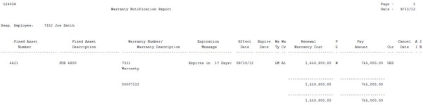 Work with Warranties (Release A9.3 Update)