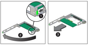 Remove a PCIe Card Carrier and Card From the Server - SPARC M8 and SPARC M7 Servers Service Manual