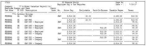 Review Earnings and Tax Information History