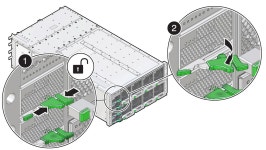 Remove a Power Supply - Oracle® Server X7-8 Service Manual