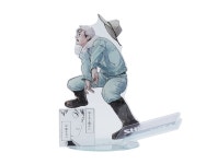 애니 공식 굿즈) ~25/07/19 - 도키도키굿즈 [25년 12월 발매] 하이큐 점프 한정 기가 아크릴 스탠드 - 키타 신스케 (하이큐!! 애니 공식 굿즈)... 