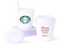 플러스 이중 리유저블 텀블러 350ml.텀블러.물병.보틀.개인컵.휴대용텀블러.개인텀블러.커피컵.n241211 | 돈버는 쇼핑 도매꾹 [도매꾹]... 