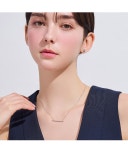 DOROCY(도로시) 18k 센시 랩 다이아몬드 스틱 목걸이_중 | 신세계V [DOROCY]18k 센시 랩 다이아몬드 스틱 목걸이_중 - 