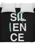                                     Cool Black $154 Duvet Cover on Threadless                        