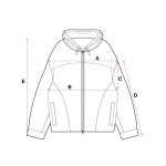 도즈 Behind See Through HD Zip Up [4color]