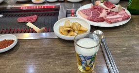 진주 평거에서 한우랑 맥주에 마무리합니다 - DVDPrime