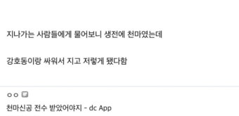 천마가 죽은 이유 - DVDPrime