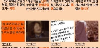 취재진에 발길질도 한 이재명 지지자들…與 