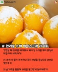 디너의여왕 - 간편한 한라봉 수제 아이스크림 레시피