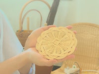 [협재] 라탄 공예 감성 티코스터 만들기 원데이 클래스 (디자인