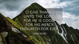 Psalms 136:1 KJV, psalm 136 1 HD wallpaper | Pxfuel
