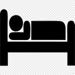 Bedroom Pictogram Sleep, bed, angle, furniture png | PNGEgg