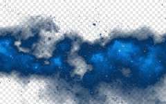 Blue sky, star river, starry sky png | PNGEgg