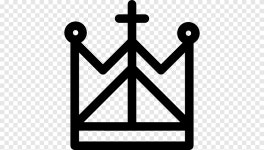 Cross and Crown, crown, angle, text png | PNGEgg