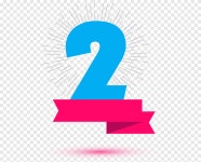 Number 2, anniversary, number 2 png | PNGEgg