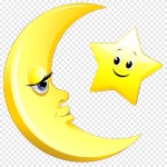 Star Moon, Moon Star, stars, smiley png | PNGEgg