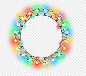 Neon circle back, light, flashing lights png | PNGEgg