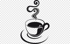 Black coffee cup, mug, cup png | PNGEgg