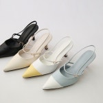 [한정수량 SALE쥬디스 배색 스틸레토 샌들힐]