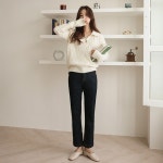 [클래식 버튼 꽈배기카라니트]